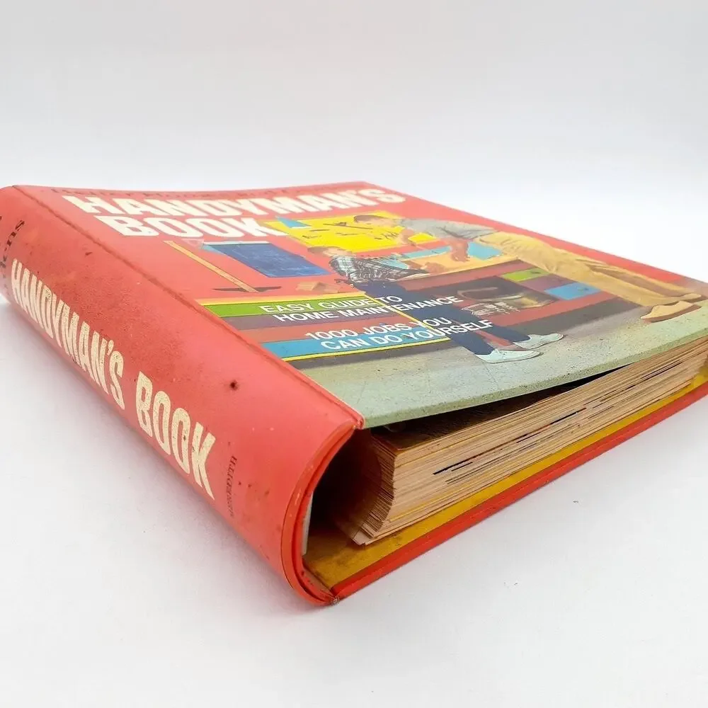 Vintage Better Homes & Gardens Handyman's Book Hardcover DIY Home Repair Guide